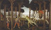 Sandro Botticelli Novella di Nastagio degli onesti (mk36) oil on canvas